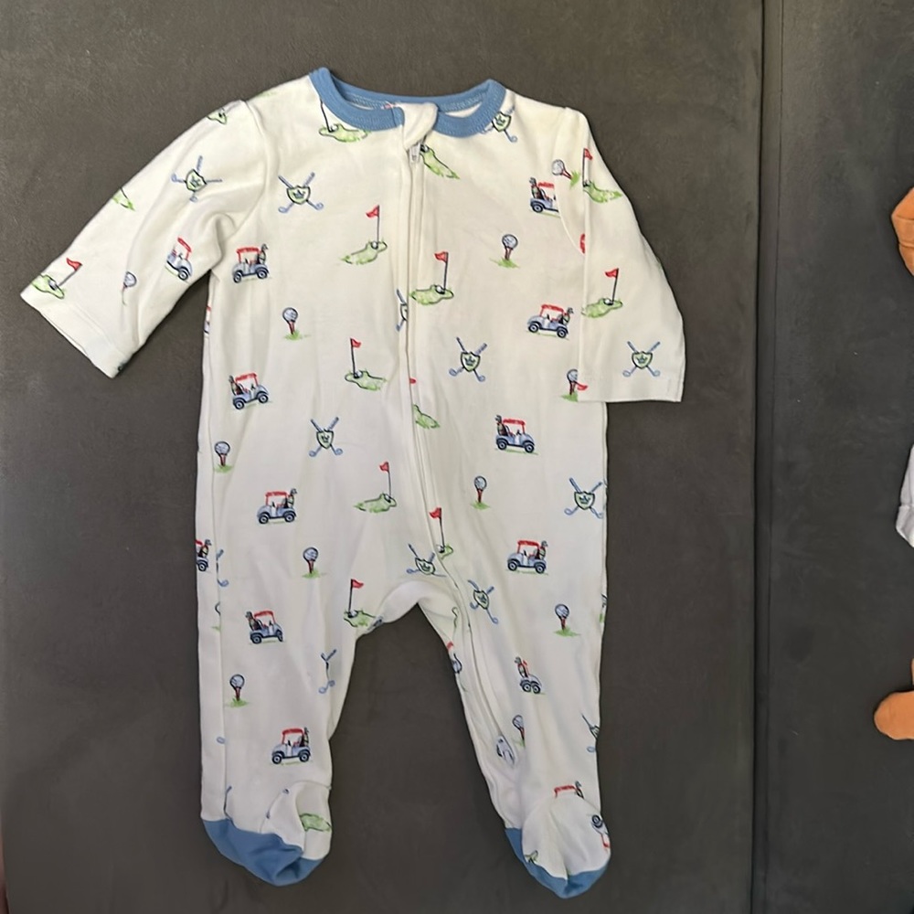 Little Me baby golf footie